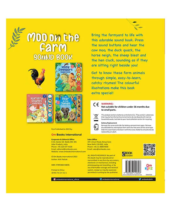 Moo on The Farm Sound Book