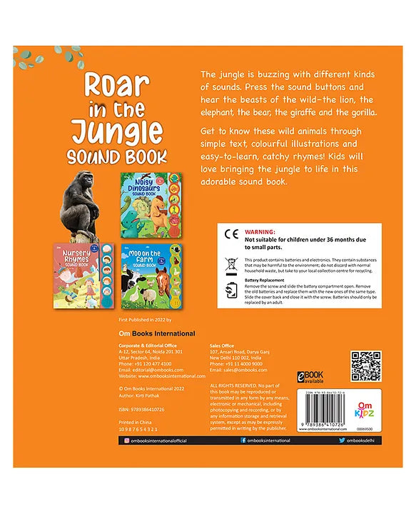 Roar In The Jungle Sound Book