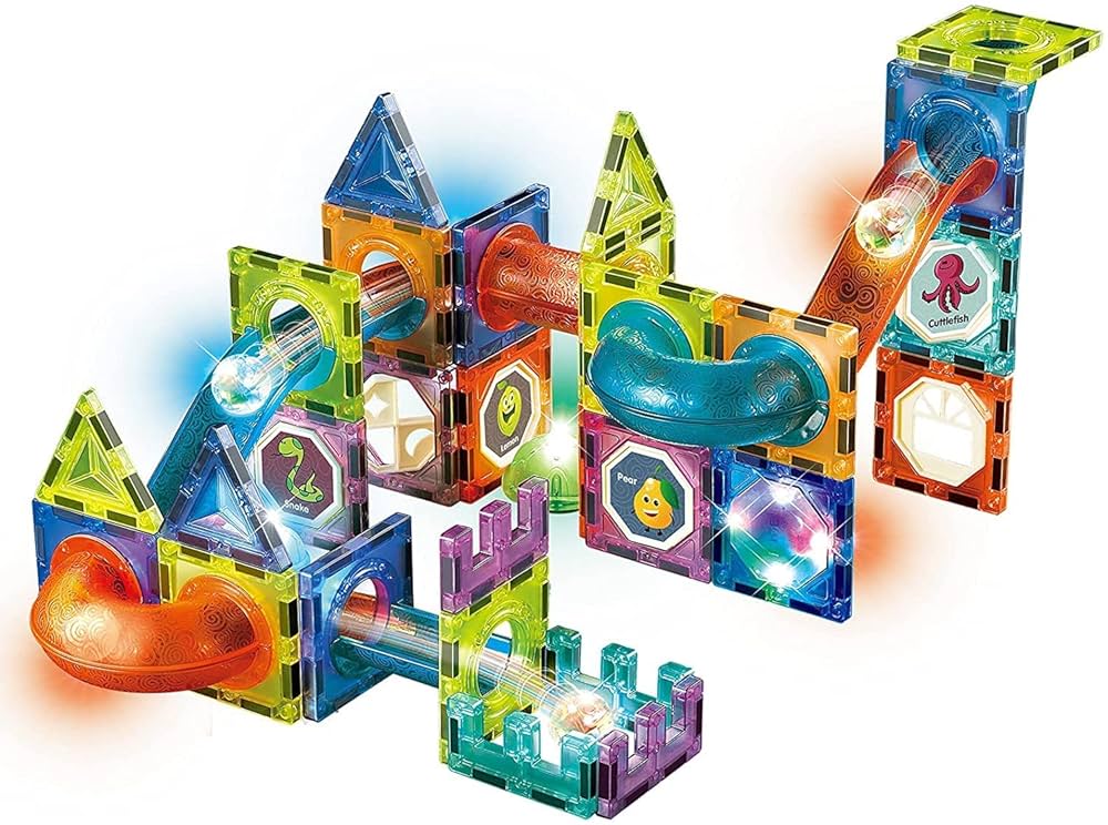 Magnetic Blocks with light [75 pcs]