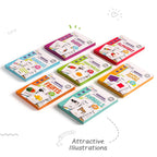Intelliskills Premium 7-in-1 Brain Boosting Flash Cards for Kids