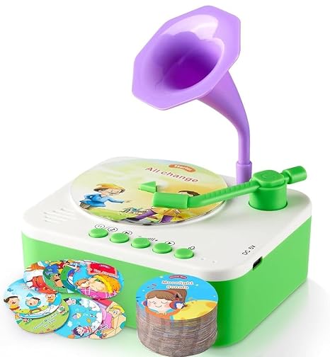 Phonograph .  Learn Stories, Fables, Songs