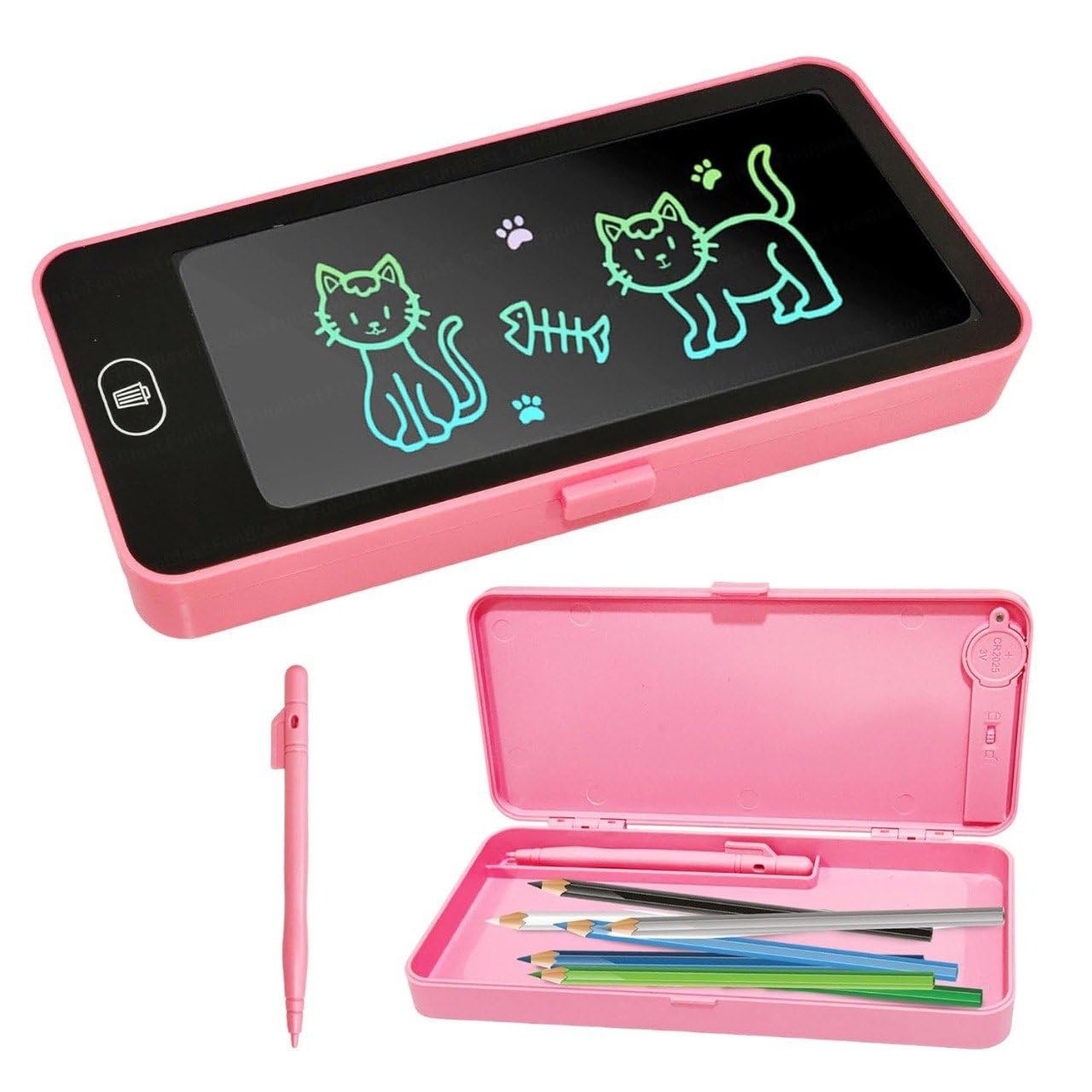 Pencil Box Case + LCD Writing Board