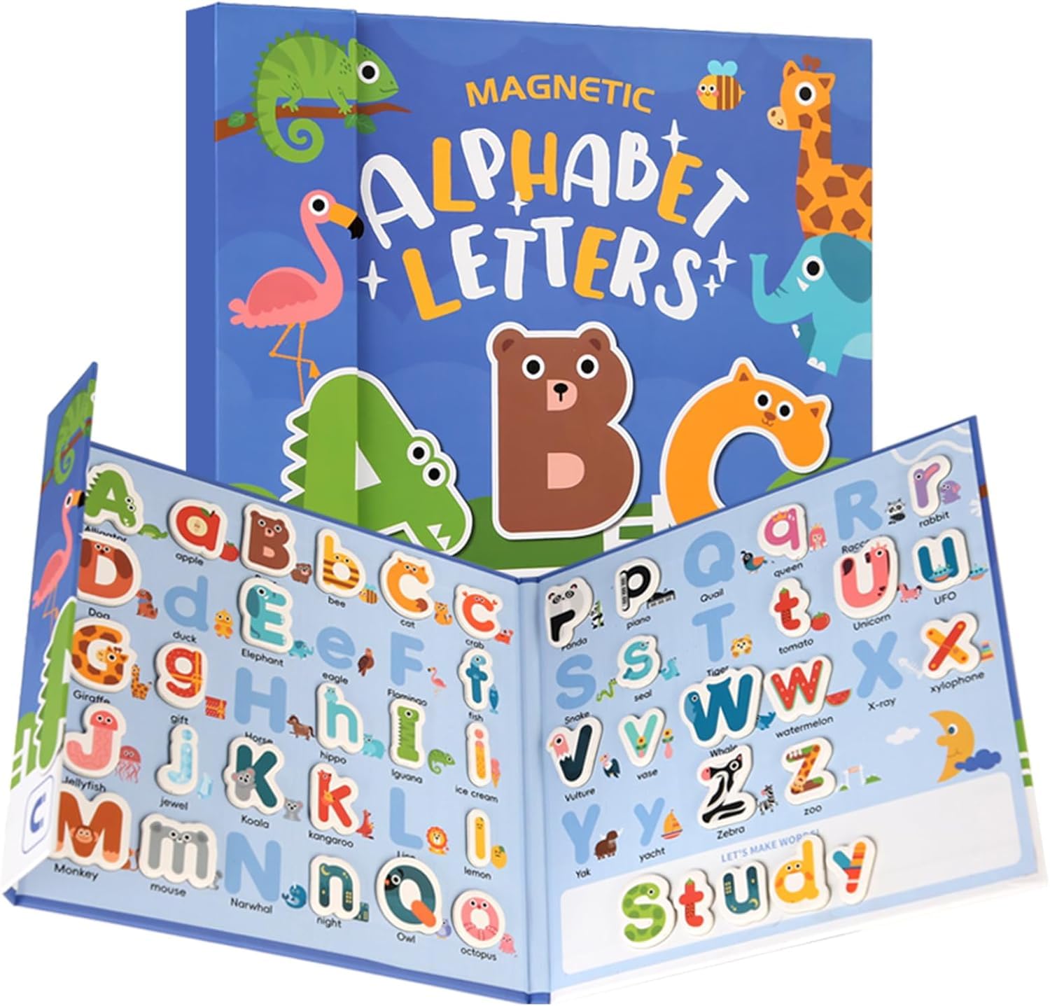 Magnetic Alphabet Letters [78 pcs]