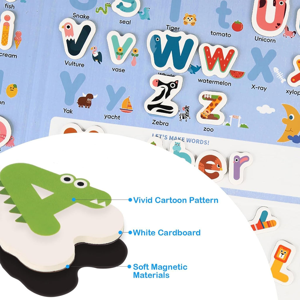 Magnetic Alphabet Letters [78 pcs]