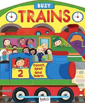 Busy Trains ( count spot and learn)