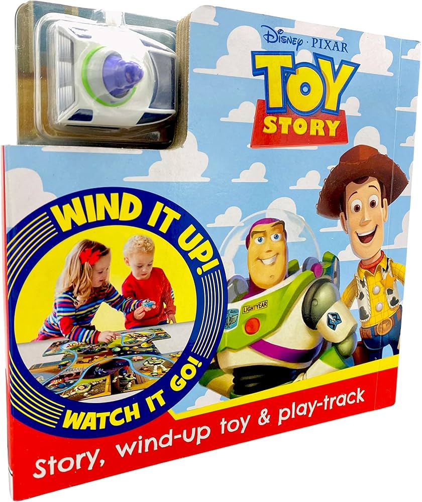 Toy Story, wind up toy and play track