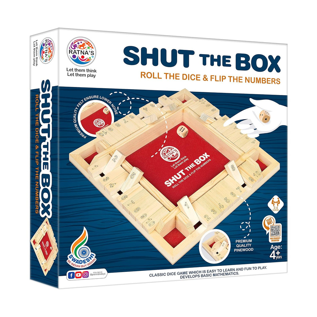 Shut the Box (Fun With Numbers)  Wooden