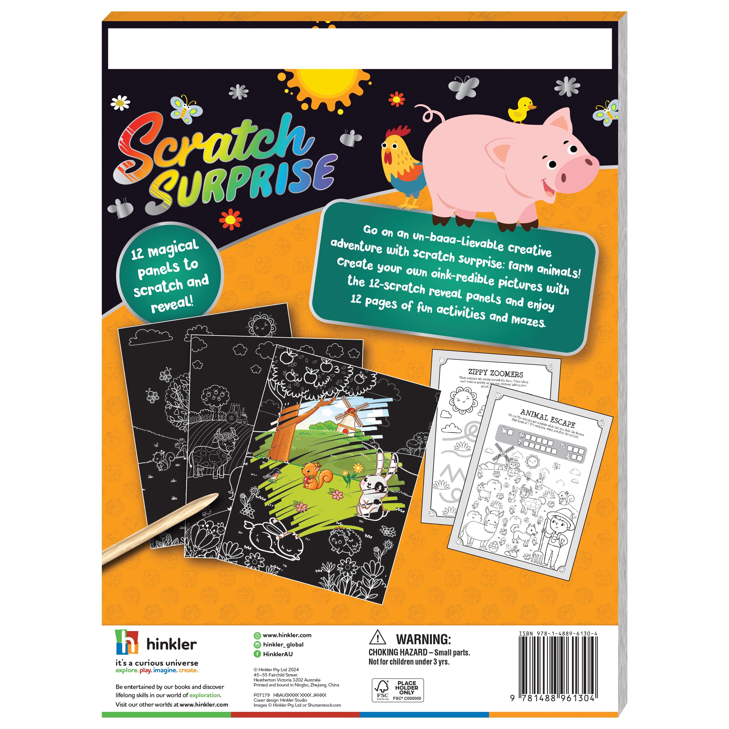 Scratch Surprise Farm Animals