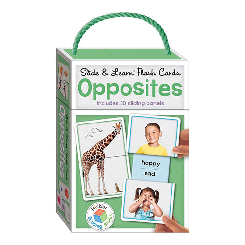 Sliding Flash Cards Teaching Opposites