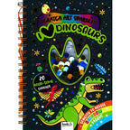 Scratch Art Sparkles I Love Dinosaurs