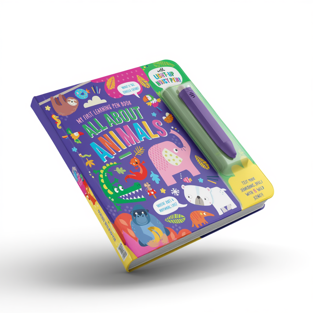 My First Learning Pen Book All About Animals