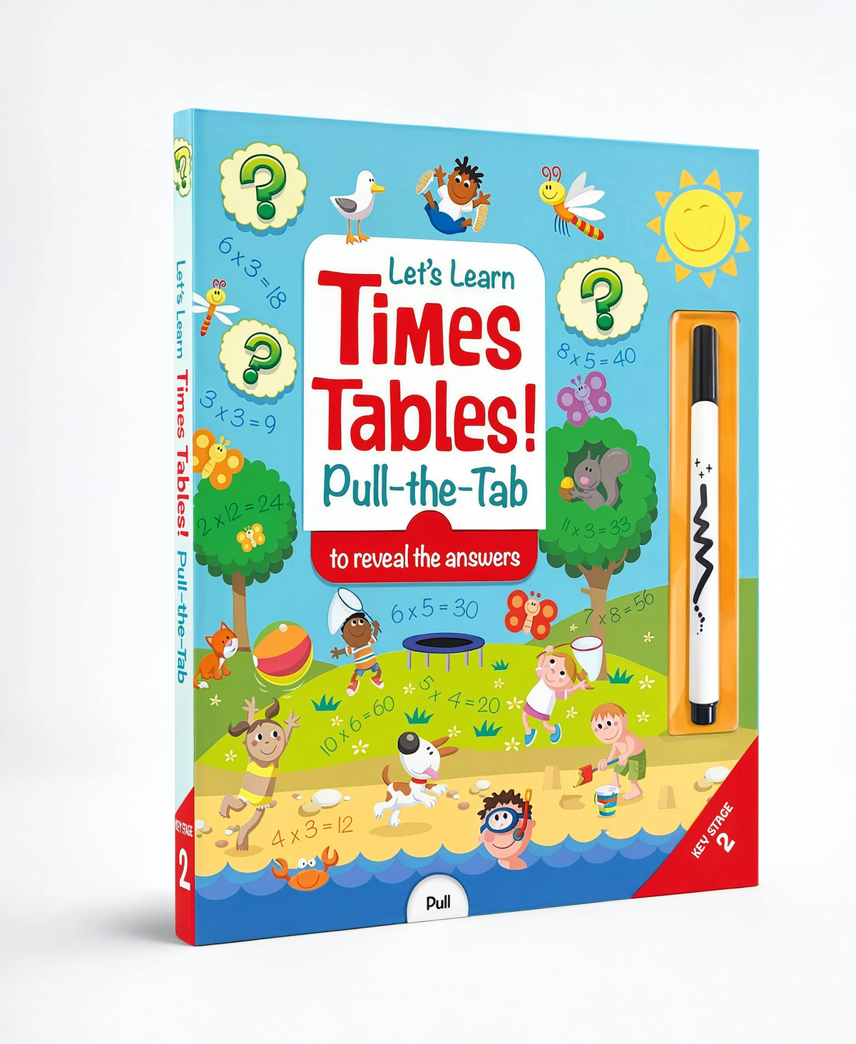 Let's Learn Times Tables wipe -clean board book