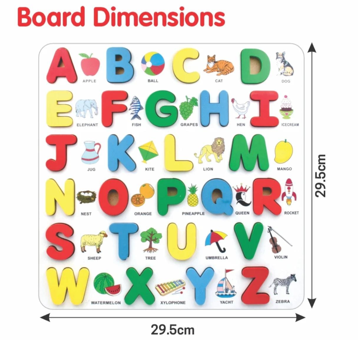 Alphabets combo wooden