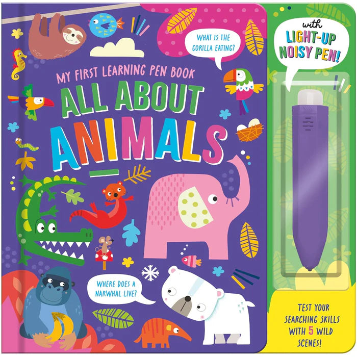 My First Learning Pen Book All About Animals