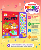 Phonics sound book(50 sounds with 3 words of every sound)