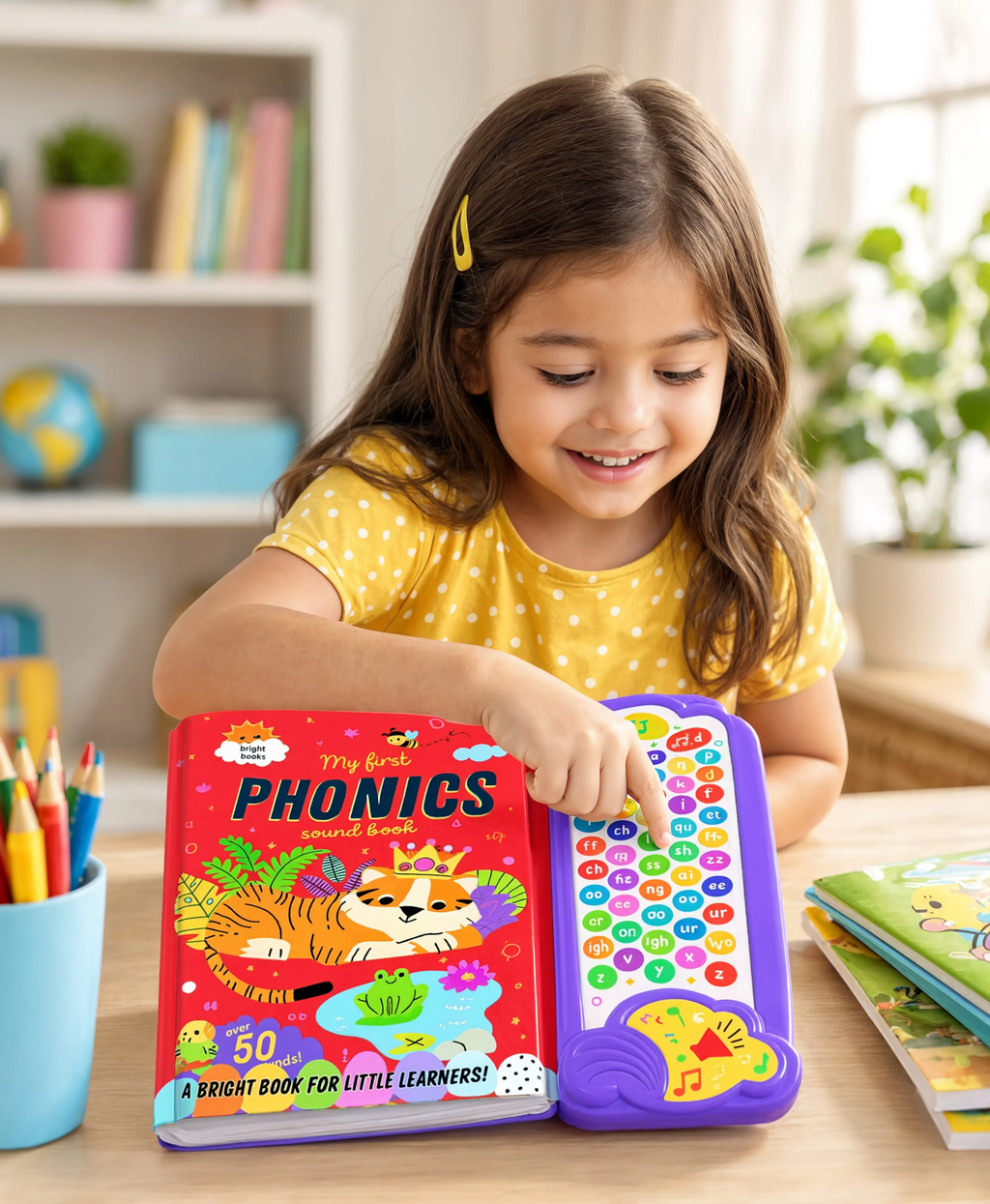 Phonics sound book(50 sounds with 3 words of every sound)