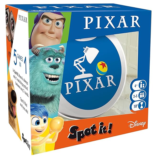 Spot it Pixar Card Game