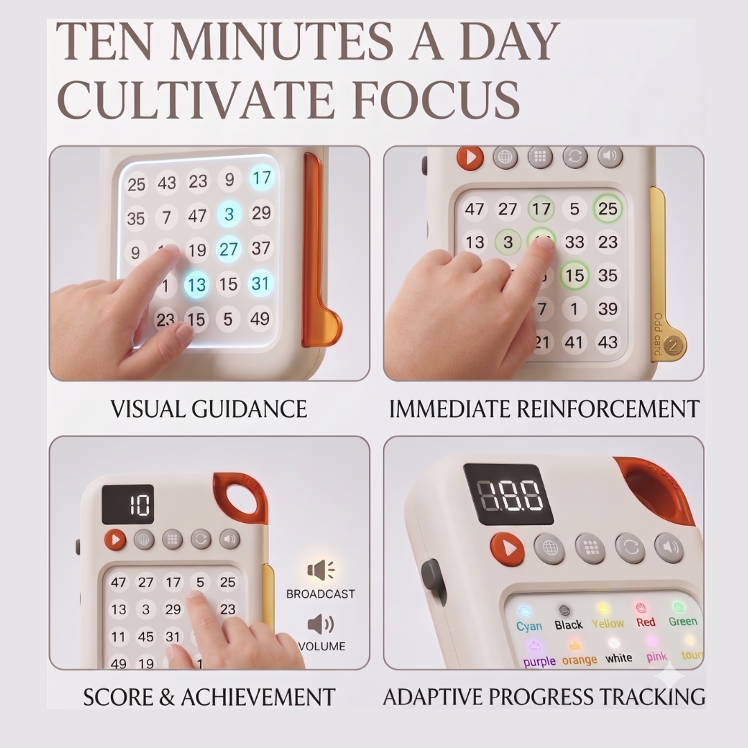 Schulte focus learning grid