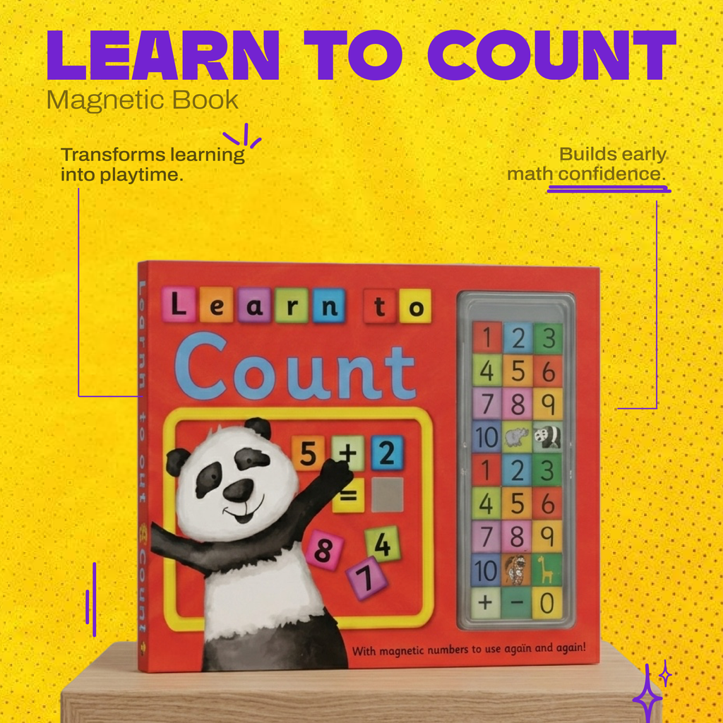 Learn to Count Magnetic Book