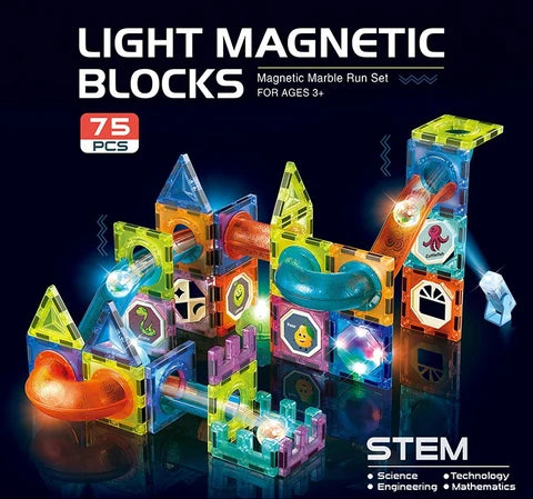 Magnetic Blocks with light [75 pcs]