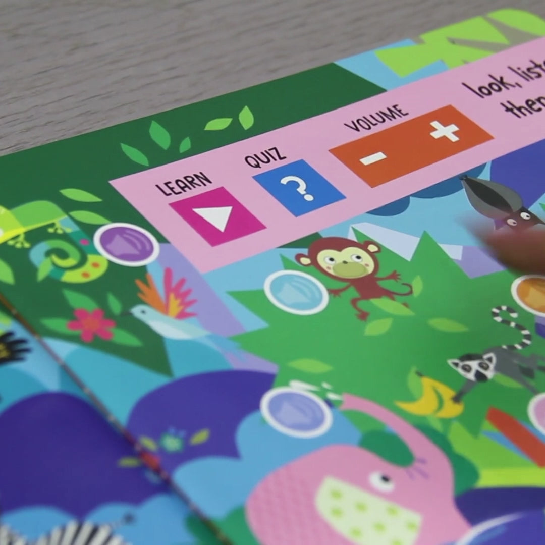 My first words (E Quiz book with 200 sounds)