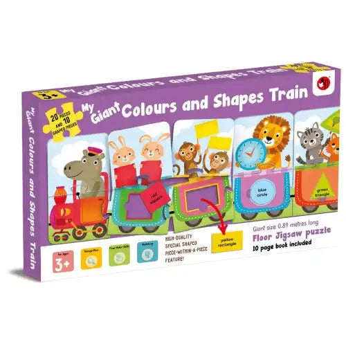 COLOURS AND SHAPES TRAIN PUZZLE