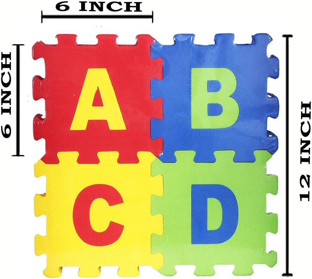 FOAM PUZZLE CUM MAT (BIG) 6x6