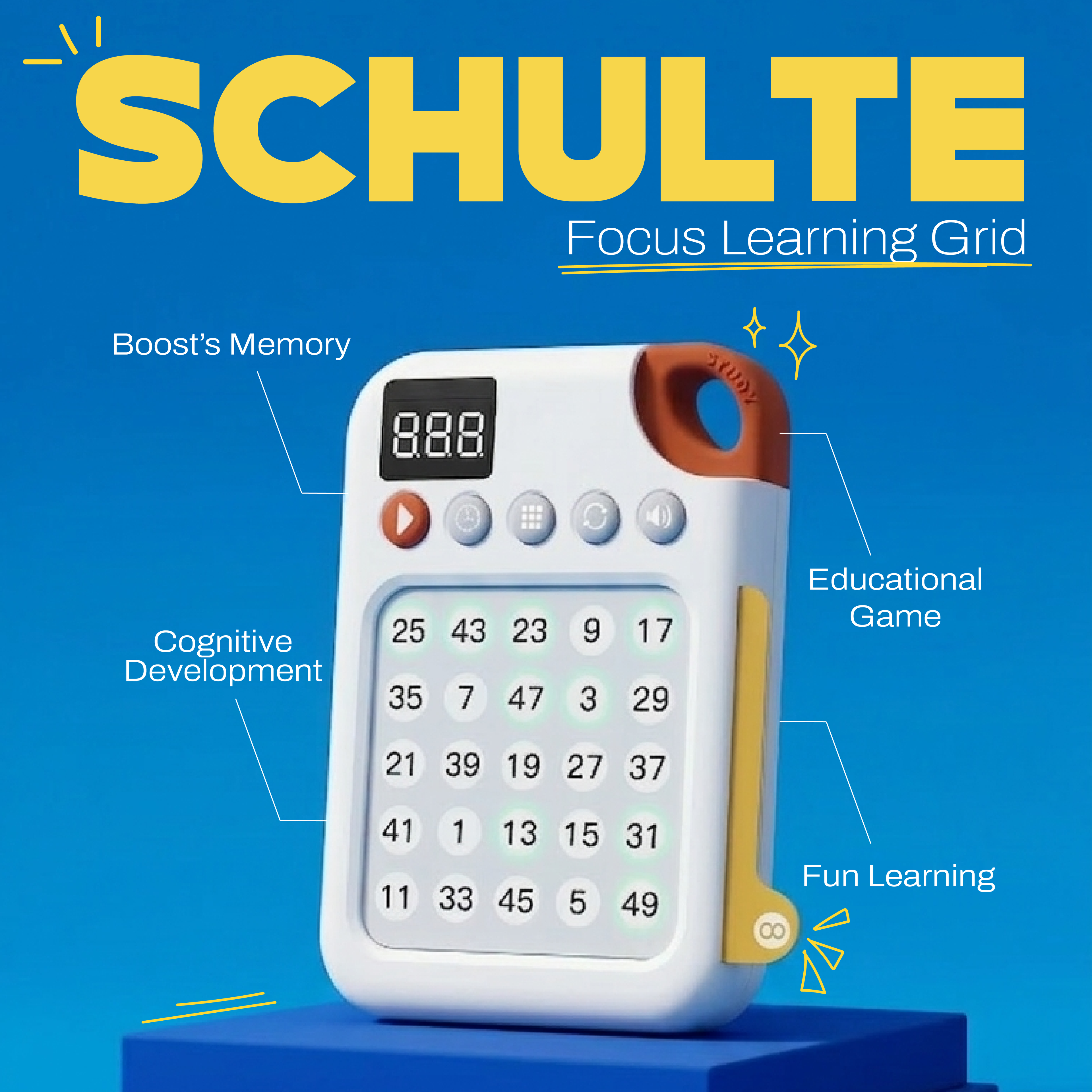 Schulte focus learning grid